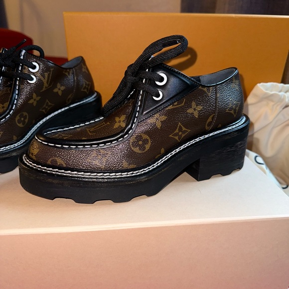 Louis Vuitton Beaubourg Platform Derby 4cm